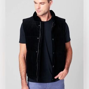 BLANK NYC Men's Black Corduroy
Vest(Size Large)